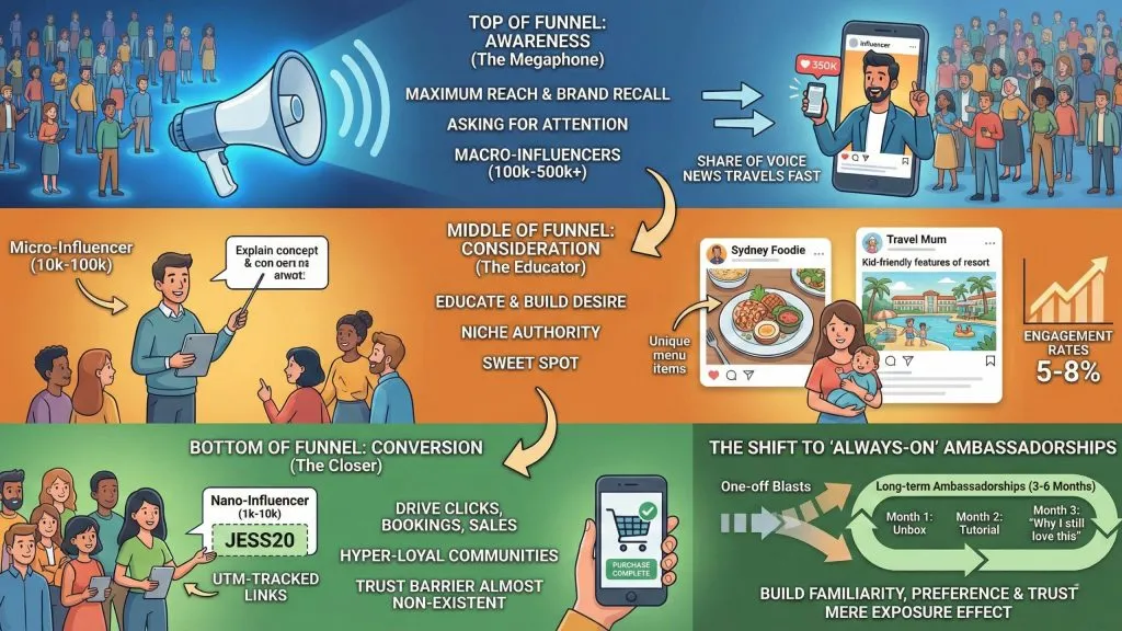 Integrating Influencers into the Full Marketing Funnel