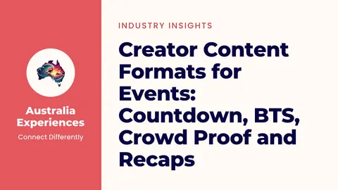 Creator Content Formats for Events: Countdown, BTS, Crowd Proof and Recaps