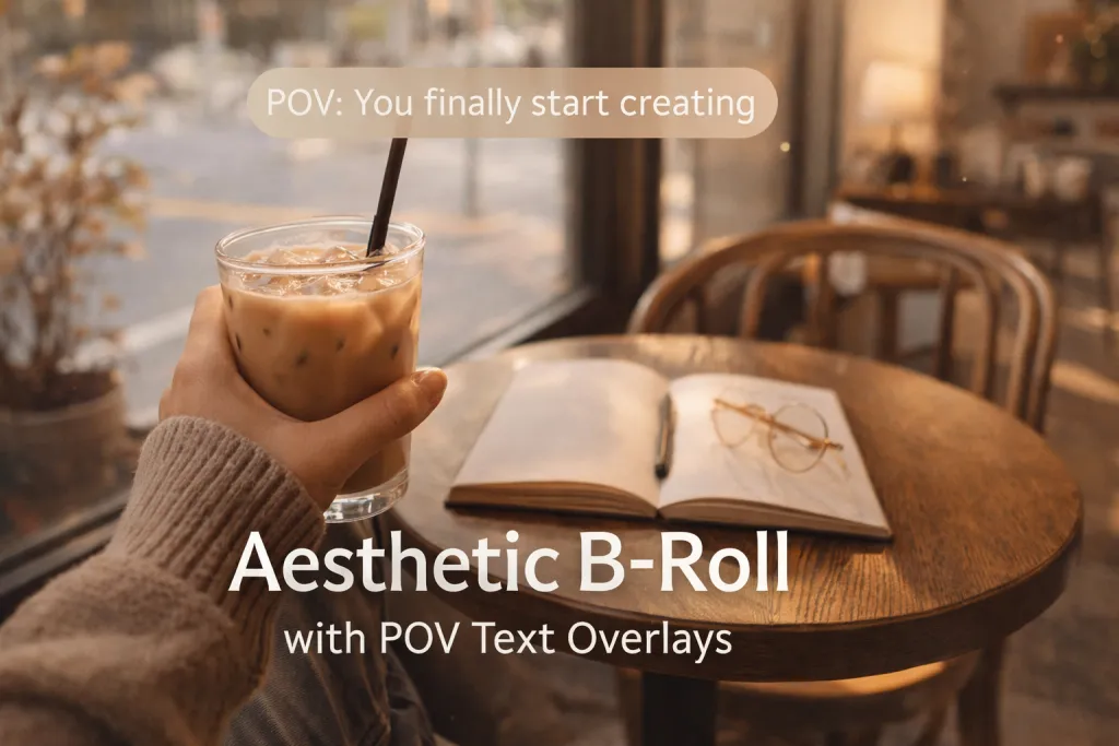 Aesthetic B-Roll with POV Text Overlays