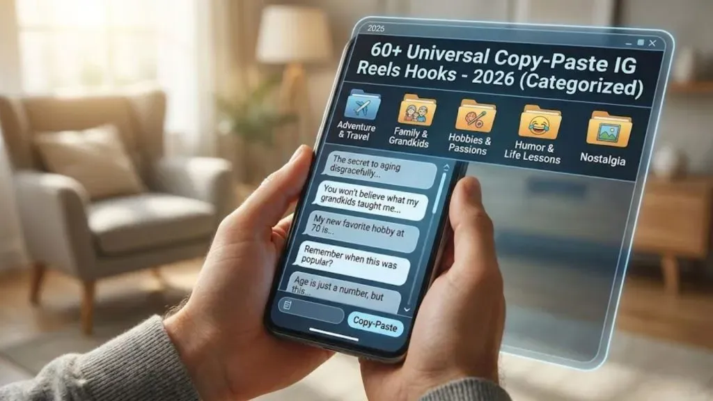 60+ Universal Copy-Paste IG Reels Hooks  2026 