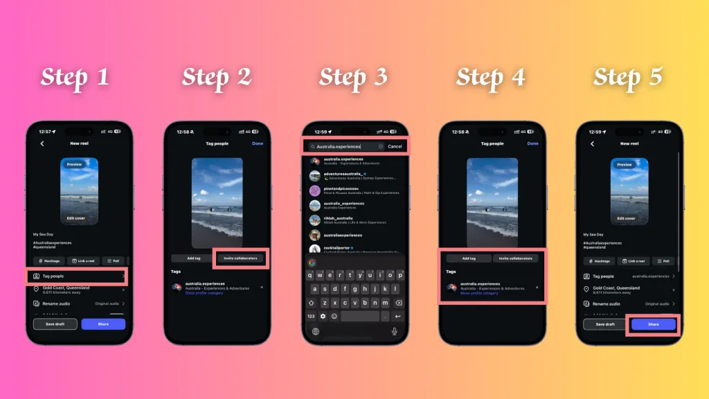 how to invite collab on instagram