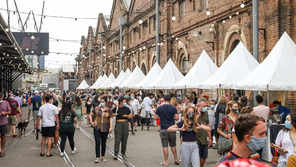 Christmas Markets in Sydney Carriageworks Christmas Twilight Market