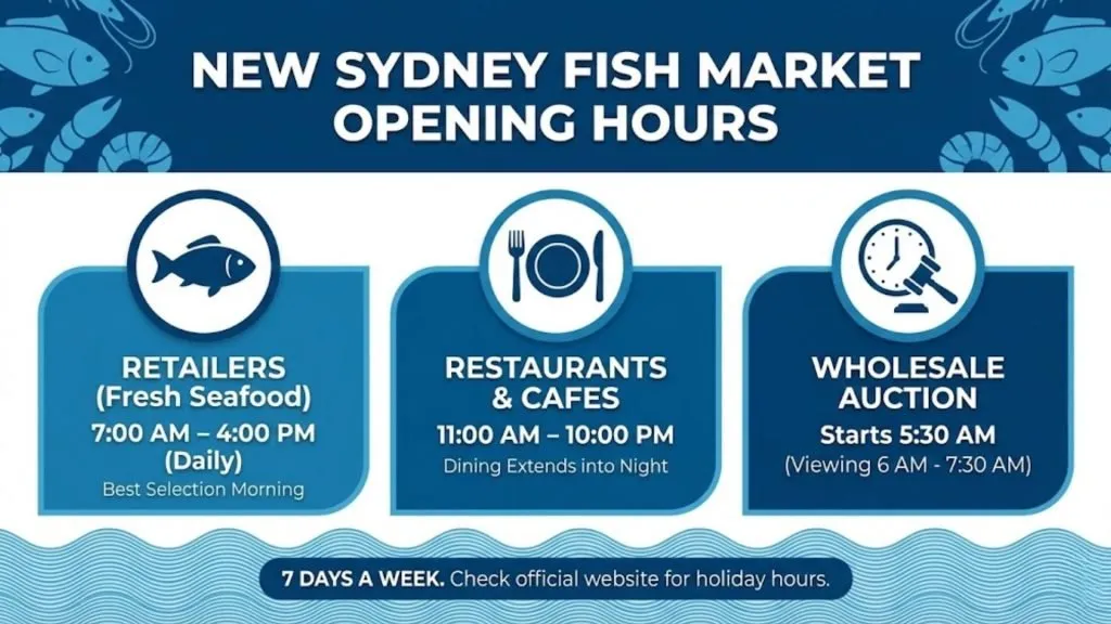 New Sydney Fish Market Opening Hours